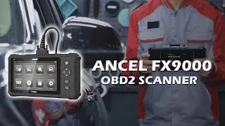 ANCEL FX9000 Full System Immo key programming OBD2 Scanner Review 2021|ANCEL