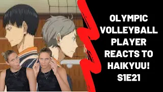 Olympic Volleyball Player Reacts to Haikyuu!! S1E21: "Senpai's True Abilities"