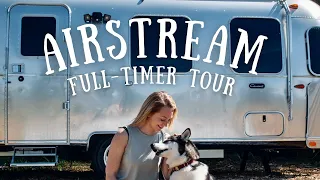 2022 Airstream Caravel 22FB FULL TOUR! | Organization Hacks & Storage Tips | Full Time RV Living