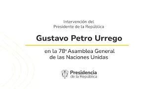 Intervención en la 78 Asamblea General de las Naciones Unidas