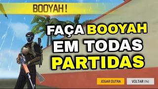 COMO PEGAR TOP GLOBAL DE BOOYAH NA TEMPORADA 39 DO FREE FIRE!! *faça 10 booyah seguidos*