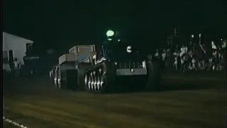 Monroe City, Mo. 1990 Bigfoot Fasttrax pulling the Lashmett sled