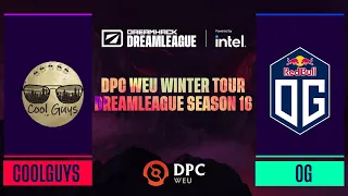 Dota2 - Coolguys vs OG - Game 3 - DPC WEU Winter Tour - DreamLeague Season 16