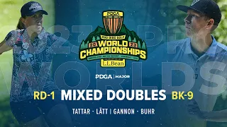 2023 PDGA Pro Worlds | MIXED DOUBLES | R1FB Feature | Tattar - Lätt | Gannon - Buhr