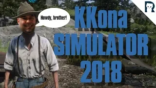 KKona Sim 2018 - Lirik Stream Highlights #96 // Red Dead Redemption 2