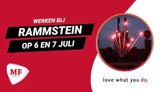 Werken bij Rammstein op 6 en 7 juli!🔥