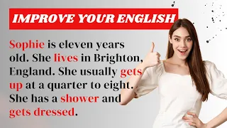 Daily Routine | Improve Your English | Learning English Speaking | Level 1 | Listen and practice