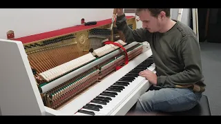 Pianino Nordiska Futura - strojenie z intonacją