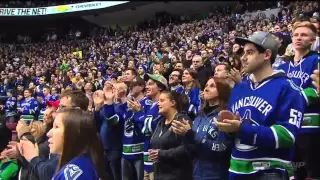 Canucks Fans Give Standing Ovation for Roberto Luongo 01/08/15 [HD]