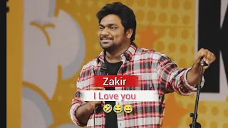 Zakir I Love You 😂 Stand up comedy Zakir Khan |Jokopedia| Shorts | Funny