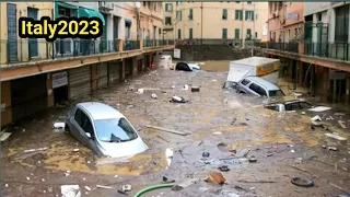 Video footage of the floods that hit Italy today may 2023