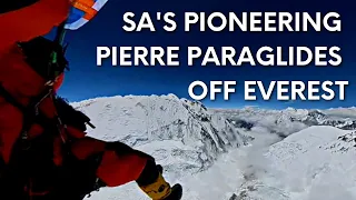 SA’s paraglider makes first legal flight off Everest – Pierre Carter – REAL FOOTAGE