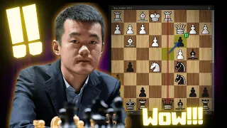 Ding Liren's Immortal Queen Sacrifice - Bai Jinshi vs Ding Liren 2017 - Nimzo-Indian Defense