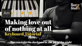 Making love out of nothing at all - Piano/Keyboard Tutorial/How to play/Karaoke - Chords & Lyrics