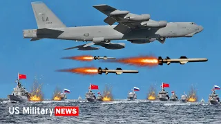 What if a Pair of B-52 Bombers Hunt Down and sink a Warship