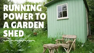 Running Power to a Garden Shed