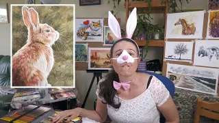 Lapin Réaliste Au Crayon De Couleur (Speed Drawing) 🐇