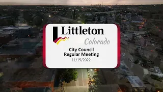 City Council Regular Meeting & Executive Session - 11/15/2022