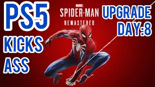 MARVELS SPIDERMAN REMASTERED PS5 UPGRADE :1st Time playing   Gameplay PS5 120fps