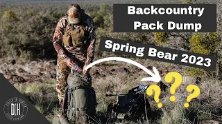 How to Backpack Hunt for Spring Bear(My Personal Gear List)