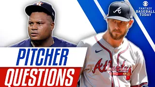 4 STARTING PITCHER QUESTIONS! Plus Is Marcell Ozuna the Fantasy MVP!? | Fantasy Baseball Advice