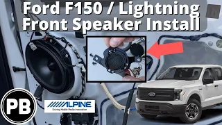 2021 - 2024+ Ford F150 / Lightning Front Speaker Install
