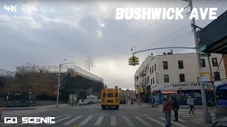 Bushwick Ave Drive Brooklyn NY | NYC 4K | GO SCENIC