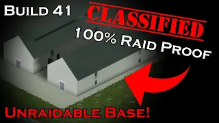 Project Zomboid SECRET Unraidable Base 100% RAID PROOF! | Build 41