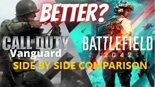 Comparison  Call Of Duty Vanguard VS Battlefield 2042  Comparison side by side.