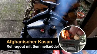 Outdoor Cooking - Afghanischer Kazan: Rehragout mit Semmelknödel