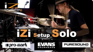 iZi Solo ◊ @izidrumming  Setup 2023 @EvansDrumheadsOfficial  @PromarkDrumsticks