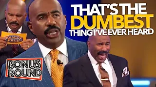 DUMBEST ANSWERS On Family Feud With Steve Harvey