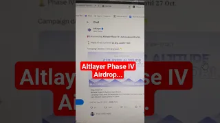 Altlayer Phave IV | altlayer testnet #altlayer #crypto