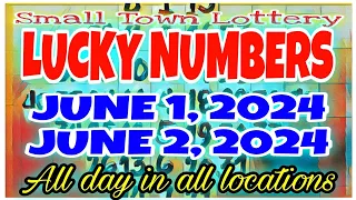 LUCKY NUMBERS/ JUNE 1, 2024 & JUNE 2, 2024/ ALL DAY IN ALL LOCATIONS.