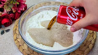 Only Coca-Cola and Flour! Just mix it up! Crazy result!