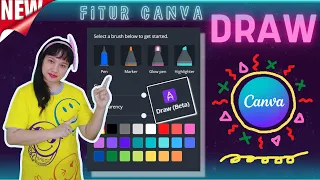 Cara Menggambar di Canva | Canva Drawing | Fitur Baru Canva |