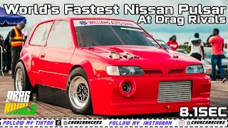 World's Fastest Nissan Pulsar from Jamaica 1/4 Mile 8.1Sec  |Drag Rivals| Vol2