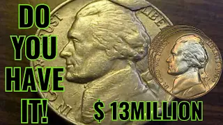 Are Your Jefferson Nickel Coins Hiding Hidden Value? Find Out Here!WORTH  $13MILLION!