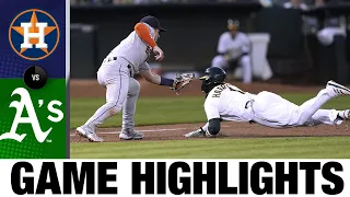 Astros vs. Athletics Game Highlights (9/24/21) | MLB Highlights