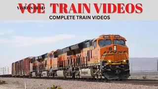 VOE New Train Videos October 1, 2023 Railfanning BNSF & UP