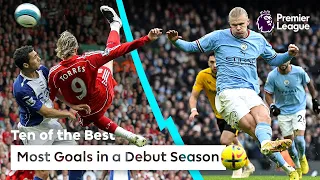 Players with MOST GOALS in a debut Premier League season