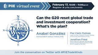 Can the G20 reset global trade and investment cooperation? What’s the plan?