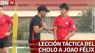 Atlético | Lección táctica de Simeone a Joao Félix: desvelamos el diálogo | Diario AS