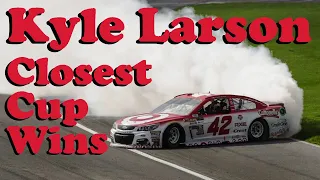 All of Kyle Larson's Cup Series Wins ranked by Closest Finishes