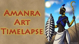 Amanra from Age of Mythology - Art Timelapse