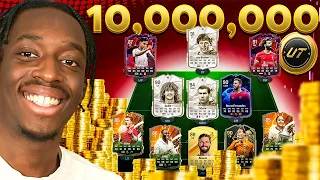 I BUILT A 10,000,000 COIN TEAM!