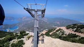 Turkey Fethiye Oludeniz Babadag Cable Car / Турция Фетхие Олюдениз Бабадаг канатная дорога