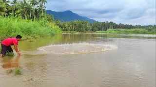 BLESSINGS FOR FISHING NETS WHEN THE RIVER IS HUGE FLOODING.‼️Amazing fishing nets