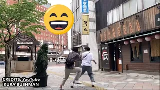 Top reactions of bushman prank in Japan 2022