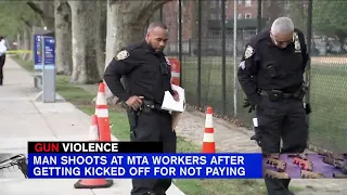 Shots fired at MTA bus stop after man kicked off for fare evasion